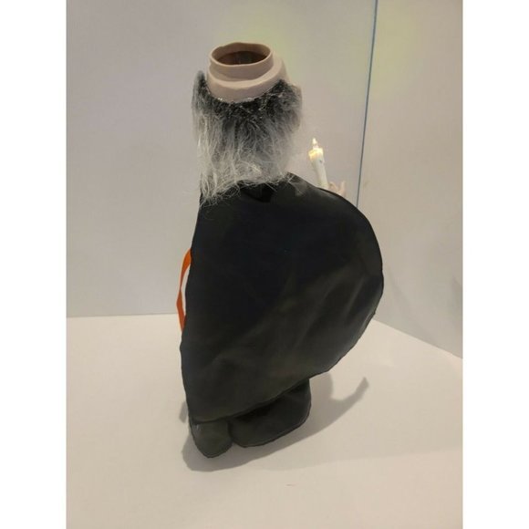 Vintage 90 Rennoc Halloween Animated Witch Crystal Ball Electronic Plug W Lights - Picture 5 of 10